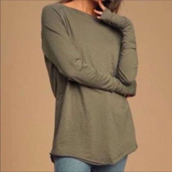 Free People We the Free Arden Long Sleeve Top NEW - Picture 8 of 8